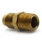 Thrifco Plumbing #48F 5/16 Inch Flare x 1/4 Inch MIP Brass Adapter 4401316 - alternate 3